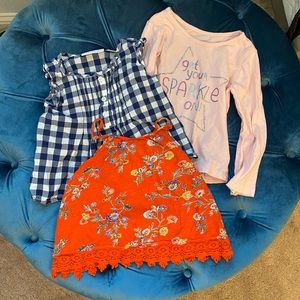 Bundle of 3 toddler tops